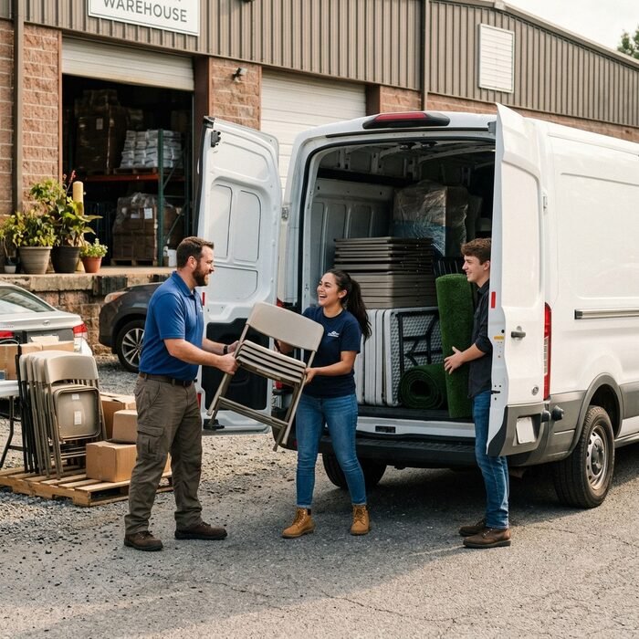 The Events and Rentals crew